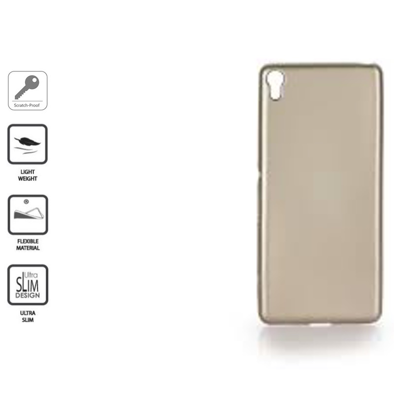 Silikoninis dėkliukas 0.6 mm. pilkas (XPERIA E5) Silikoninis dėkliukas 0.6 mm. pilkas (XPERIA E5)